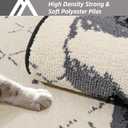 COSY HOMEER Dog Door Mat 24"x36" Dirt Trapper Entryway Rugs Absorbent Funny Welcome Mat Washable Non Slip Entry Rugs,Grey