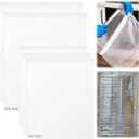 3 x XANGNIER 5 Pack No Scrub Oven Rack Cleaning Bags,No Cleaner Included,Simple to Use,No Messy Hands Reusable Leakproof Soaking Cleaner Bags for Removable Metal Rack,BBQ Grills,Grill Grate