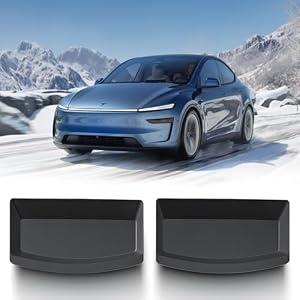 GEEDAR Under Seat Storage Box Organizer for Tesla Model Y 2025 Juniper (2PCs) - Front Section, New Model Y 2025 Hidden Storage Box, Underseat Organizer Fit Tesla Model Y 2025 Accessories