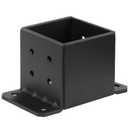 2 PCS 6x6 Post Base, 8-Gauge Heavy Duty Concrete Post Anchor Pergola Bracket for Deck, Porch Railing, Mailbox