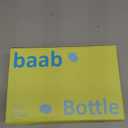 baab 18oz/500ml Kid Water Bottle, Insulated Water Bottle with Straw & Stickers, 18/8 Stainless Steel Vacuum Leakproof Kids Water Straw Cup for Sports Travel & School (Navy Blue+Light Blue, 2 Pack)