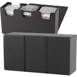 Slab Box Triple Row - Trading Card Storage Box for Graded Sports and TCG Cards - Case Fits PSA, BGS, SGC and CSG Slabs