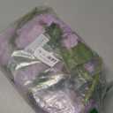 8pcs Lavender Fake Flowers Silk Hydrangea Artificial Flowers Bouquets Faux Hydrangea Stems for Home Table Centerpieces Wedding Party Decoration