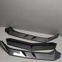 Carbon Fiber Front Bumper Lip Compatible with Corvette C8 2020-2025, Front Splitter Protector Body Set