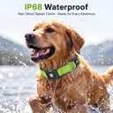 GPS Dog Collar Tracker 2-in-1,Reflective Waterproof Pet Collar,iOS-Only,No Monthly Fees,Unlimited Range,Dog Tracking Collar Pet Tracker,for Dogs (M (14.5"-19.5"), Green)