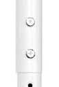 QLLY Adjustable Metal Table Leg, 24-40 inch, 60-100cm, Home Office DIY Desk Leg, Furniture Leg Set (1, White)