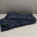 BEDELITE Fleece Throw Blanket for Couch  3D Ribbed Jacquard Soft and Warm Decorative Fuzzy Blanket  Cozy, Fluffy, Plush Lightweight Navy Blue Throw Blankets for Bed, Sofa, 50x60 inches