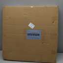 Round Coffee Table Low Table with 3 Solid Wood Sturdy Legs, Floor Table Desk for Sitting on The Floor, Storage and Living Room Furniture (Black)