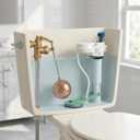 Toilet Fill Valve with Silent & Rapid Refill, Quiet-Fill Technology, Adjustable Water Level, Toilet Tank Repair Part