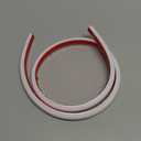 39" Side Open One Cord Hider (<1/4") for Wall Mounted Tv,Extension Flexible Cable Cover to Hide Conceal Cords Along Wall,Wire Raceway Management Cable Concealer Channel,Electric Cord Organizer,White