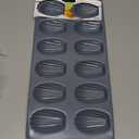 Fox Run Non-Stick Madeleine Pan, Carbon Steel, 12-Cup,Grey