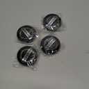 4PCS Wheel Center Caps for Nissan, 54mm/2.12" Car Wheel Hub Caps ABS Rim Center Hub Cover (Black)