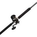 PENN 6’6” Rival Level Wind Fishing Rod and Reel Conventional Combo, 6’6”, 1 Tubular Fiberglass Fishing Rod with 2 Reel, Durable, Break Resistant and Lightweight