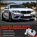 Electric Engine Water Pump W/Thermostat, Compatible with BMW 320i, 320i xDrive, 328i, 328i xDrive, 328i GT xDrive, 528i, 528i xDrive, 428i, 428i Gran Coupe, 428i xDrive Gran Coupe, X1, X3, X5, Z4