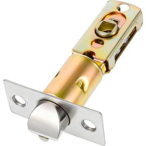 Adjustable Door Latch, 60/70mm Adjustable Passage Door Latch, Doors Knob Latches, Tubular Mortice Latches, Doors Knob Parts for Lever Handles, Internal Handles