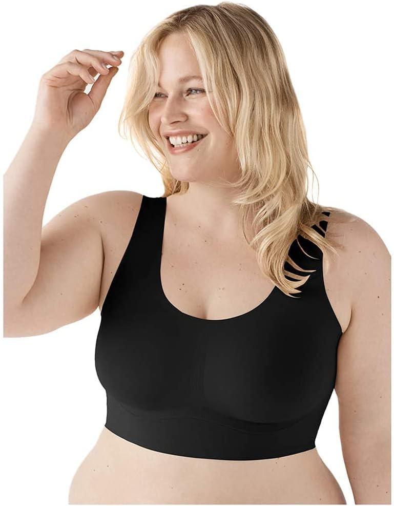 True & Co Women's True Body Lift Scoop Neck Bra ((Medium) 34-36DD/DDD, Black)