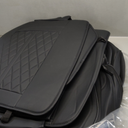 Car Seat Covers, Waterproof Faux Leather, Wear and Scratch Resistant, Universal Style, 360° Coverage, Airbag Compatible, Suitable for Most Pickup Truck, SUV, Sedan (Black, 5 seat Covers)