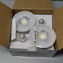 EDISHINE PAR38 Flood Lights Outdoor Bulb, Dimmable LED Flood Light Bulbs, 1800LM, 18W Equivalent 120W, Weatherproof LED Light Bulb for Backyard, Garage, Porch, Garden, 5000K Daylight, E26, 4 Pack