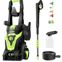 Pressure Washer, Foam Cannon, 4 Different Pressure Tips, Power Washer for Cars/Fences/Driveways/Home/Patios