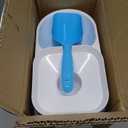 Marchul Dog Feeder, Gravity Cat Feeder and Water Dispenser Set, Automatic Pet Food Bowl and Waterer Large Capacity for Small Medium Pets Puppy Kitten Rabbit (1 Gallon / 3.8L)