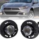 Fog Lights assembly Compatible With 2011-2016 Chrysler 3002011-2017 Chrysler 2002012-2016 Town & Country2013-2023 Dodge Challenger2014-2020 Jeep Grand Cherokee Replace#5182021AB2 PCS