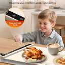 Food Warming Mat with Heat-Resistant Pad, 26X15 Inch, 6-Level Temp 6-Hour Timer, Child Lock Safety,Food Warmer Chafing Dishes for Buffet