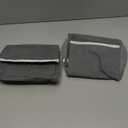 Kanrichu 2pcs Wall Hanging Storage Bag, Wall Hanging Baskets for Organizing as Over the Door Organizer, Wall File Organizer, Rv Storage and Organization. For Bedroom, Office, Camper (Gray-Upgraded)