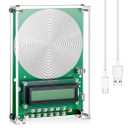 0.01Hz-100000Hz Adjustable Schumann Sine Wave Resonance Generator Ultra Low Frequency Generator Resonator Sound Frequency Machine with USB and Magnetic Acrylic Case