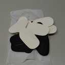 Heel Pads for Big & Loose Shoes, Pain Relief, Stop Slip and Blister, Large Grips Cushion Inserts to Make Men & Women Shoes Smaller Tighter (4 Pairs) 2 Apricot 2 Black