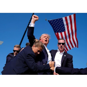 Oilkas Trump Yard Signs 2024 - Trump Fight Yard Signs with Stake, Trump Signs for Yard Lawn Garden 24x16in