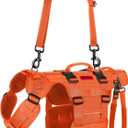 OneTigris Dog Lift Harness for Medium Dogs, Dog Hip Support Brace, Full Body Dogs Lifter with Handles Invictus Multifunctional Mobility Assistance Vest for Back Legs (Orange) M