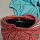 Paw Legend Washable Reusable Female Dog Period Diapers for Heat Doggie Puppy Diapers for Female Dogs (2 Pack,X-Small) (X-Small (8"-11.5" Waist), Cheerful (Black Lining))