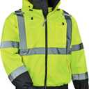 Ergodyne GloWear 8379 Economy Bomber Jacket (Small, Lime)