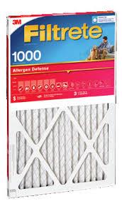 Filtrete Allergen Defense Air Filter, 16" x 20" x 1"