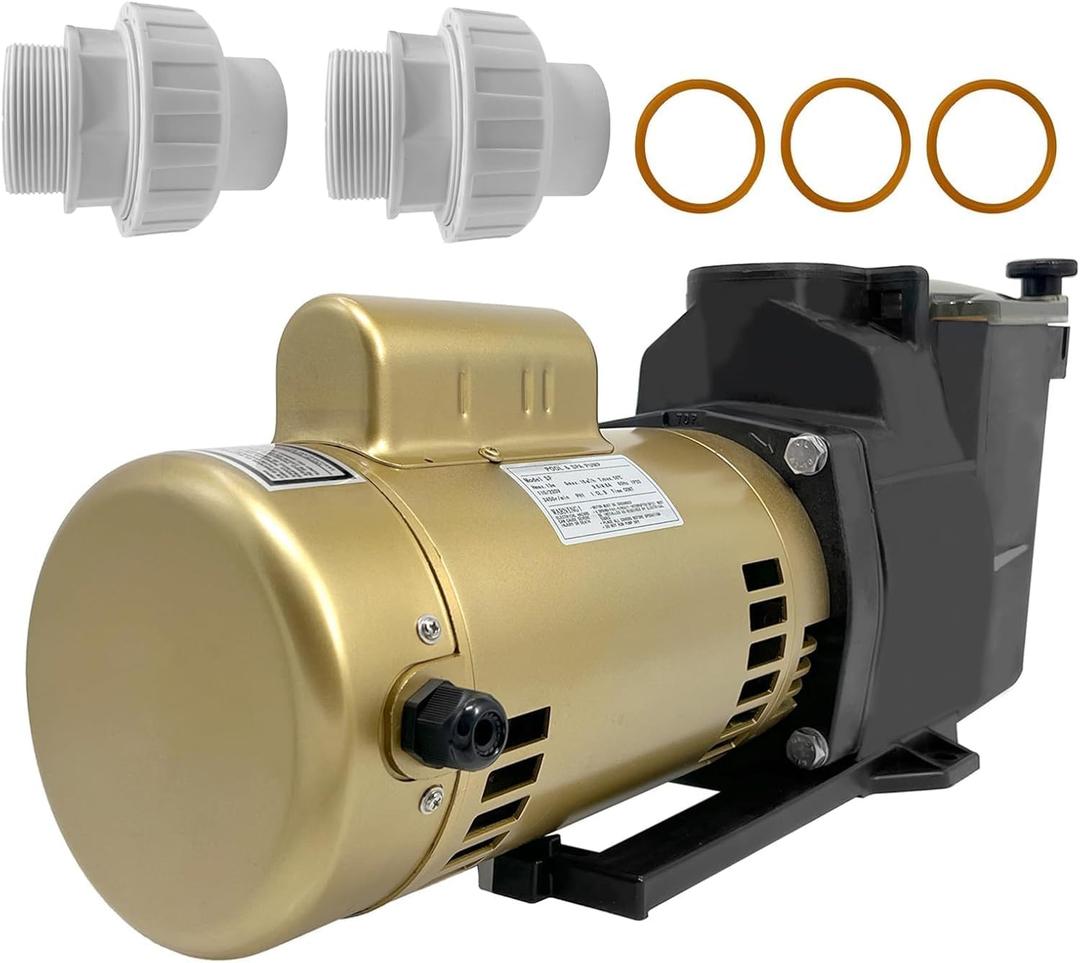 W3SP2610X15 1.5HP Super Pool Pump Compatible with Hayward SP2610X15 Single Speed Pump, for All In-Ground Pool and Spa 115/230V