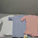 3 Pack Girls' Shirts Teen Summer Tops Mock Turtleneck Slim Fit Ribbed Half Sleeve Fashion Tees Kids Clothes Trendy