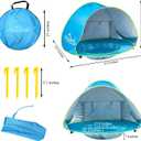 Monobeach Baby Beach Tent Pop Up Portable Shade Pool UV Protection Sun Shelter for Infant