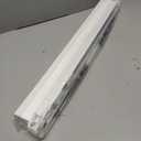 LazBlinds No Drill Light Filtering Cellular Shades, 24" W x 64" H, White