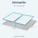 Pee Pad Holder for Dogs 57''x40'' Silicone Puppy Pee Pad Tray, Light Grey | Extra Large Dog Potty Tray Leak-Proof, High Edge, No Spill Training Pads for Floor Protection, No Pee Pads
