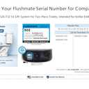 Flushmate M-101526-F32 Complete Replacement System: 1.6 GPF System for Two-Piece Toilets, Intended for Kohler K4404 Tank, Quiet Operation, Ideal for Residential & Commercial Use