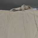 Extra Large Canvas Tote for Women Men, Utility Work Bag with Zipper (Beige)