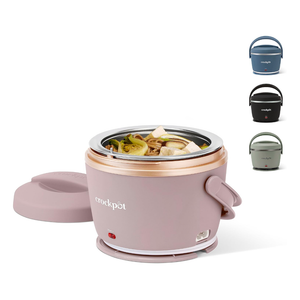 CrockPot 20Ounce Electric Lunch Box, Portable Food Warmer, Blush Pink | Perfect for Travel, Car, OntheGo | SpillFree, DishwasherSafe