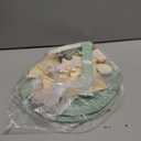 Sage Green and Light Pink Birthday Decorations Pastel Pink and Green Birthday Decorations Boho Dusty Rose Blush Pom Poms Beige Fans with Happy Birthday Banner Beige and Gold for Women Girls