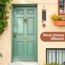 Wind Chimes for Loss of Pet Dog, Dog Memorial Sympathy Remembrance Gift, Pet Memorial Wind Chimes, Pets Passing Away Bereavement Gift for Friends Family