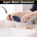 Homaxy 100% Cotton Waffle Weave Dish Cloths - 8 Pack Soft and Absorbent Dish Towels - 12 x 12 Inches Quick Dry Dish Rags - Multiple Colour