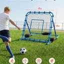 VEVOR Soccer Baseball Rebounder Net, Quick-Switch Angle Soccer Softball Rebounder for Control, Passing Practice, Premium Lacrosse Rebounder Net, Easy Setup Soccer Training Equipment for Teens&Adults, 3.7x3.7FT