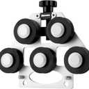 Tubing Straightener Pipe Straightener Brake Line Tubing Adjustable Straightening Tool For Coiled Copper, Aluminum, PEX Tubing from 3/16 to 1/2 in Dia. (Silver)