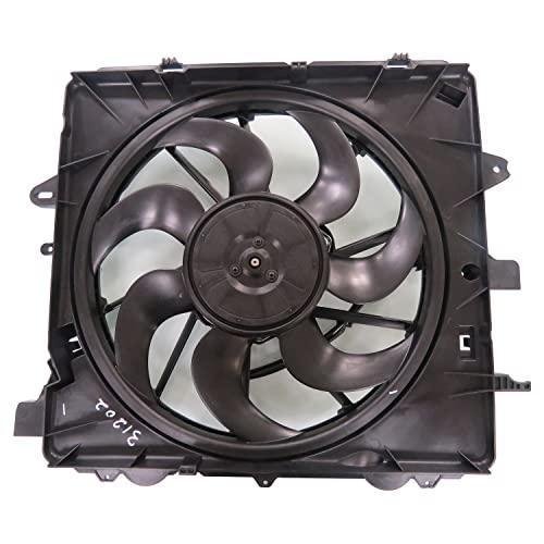 TYC 624510 Cooling Fan Assembly Compatible with 2016-2020 Chevrolet Camaro