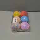 LANGXUN 6pcs Candy Land 2025 Xmas Birthday Party Wedding Suppiles Decoration, Hanging Candy Cane Christmas Tree Dcor, Christmas Decorative Hanging Ornaments Crafts (Rainbow Balls)