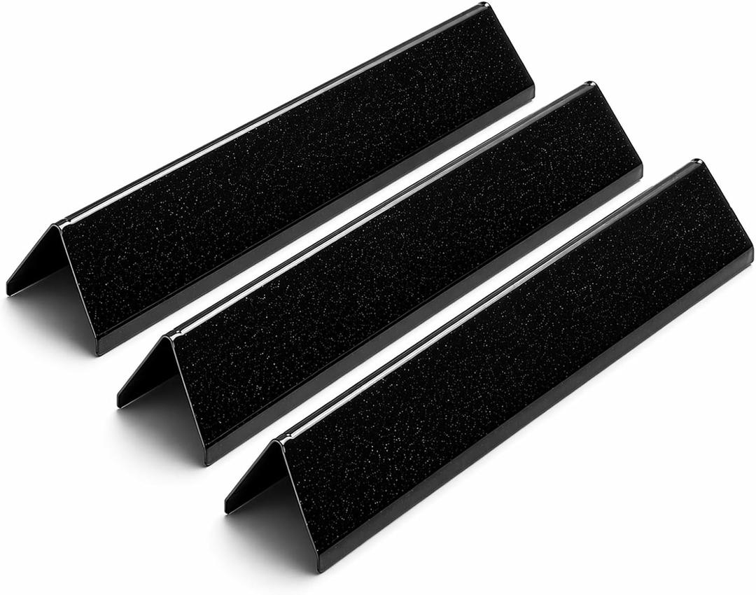 Utheer 7635 Flavorizer Bars for Weber Spirit 200 and Spirit II 200 Series, 15.3 Inch Grill Heat Plates Replacement for E210 E220 S210 S220 Front Control Knobs, 3 Pack
